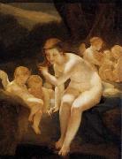 Pierre-Paul Prud hon Venus Bathing oil painting